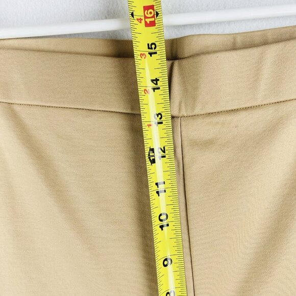 Isaac Mizrahi Live Elements Women's Stretch Pull-on Taupe Pant w/Pintuck Sz 5XP - Picture 10 of 14